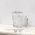 Axyaa Irregular Glass Vase for Waterborne Flower Arrangement