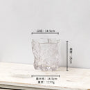 Axyaa Irregular Glass Vase for Waterborne Flower Arrangement
