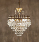 Axyaa Romantic Crystal Chandelier, Elegant Light Luxury for Living Room & Dining Room