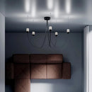 Axyaa Nordic Gravity Chandelier: Modern LED Pendant Lights for Minimalist Loft Decor.