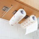 Axyaa Kitchen Towel Roll Storage Rack Wall-Mounted Dishcloth Holder