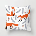 Axyaa Cartoon Animal Cushion Cover 45*45 Sofa Pillowcase Decorative Throw Pillow