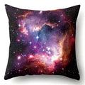 Axyaa Galaxy Print Pillowcase - Decorative Polyester Cushion Cover for Home Sofa