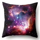 Axyaa Galaxy Print Pillowcase - Decorative Polyester Cushion Cover for Home Sofa
