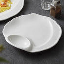 Axyaa Ceramic Snack Plate Set for Molecular Cuisine and Desserts