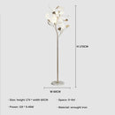 Axyaa European Style Ginkgo Leaf Art Floor Lamp for Home and Office
