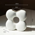 Axyaa Geometric Petals Ceramic Vase for Home Decoration and Flower Arrangement