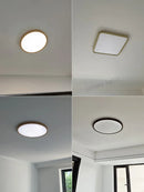 Axyaa Modern Simple LED Ceiling Lamp Ultra-Thin Eye Protection for Bedroom Balcony Study
