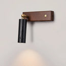 Axyaa Vintage LED Wall Lights, Living Room Bedroom Lamps, Black Travertine Wall Lamp