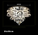 Axyaa LED Crystal Chandelier for Foyer Living Room Decoration