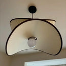 Axyaa French Vintage Potato Chip Fabric LED Pendant Chandelier
