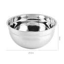 Axyaa Stainless Steel Salad Bowl Set - Ideal for Korean Cuisine and Baked Dishes
