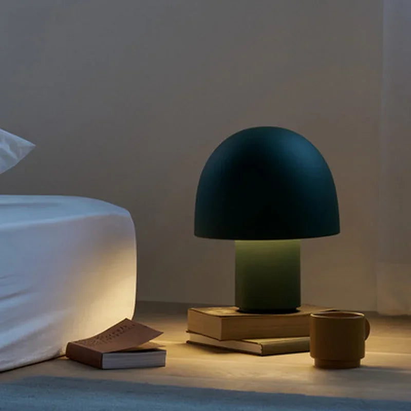 Axyaa Nordic Mushroom Desk Lamp: Stylish Table Light for Home Decor and Study