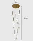 Axyaa Vintage Pendant Ceiling Chandelier for Home Dining Room Lighting