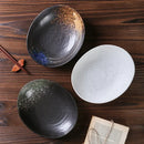 Axyaa Ceramic Bowl: Creative Fruit Salad & Hot Pot Vegetable Dish, Retro Style Commercial Tableware.