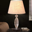 Black Crystal Table Lamp - Axyaa Modern Bedroom Bedside Living Room Indoor Lighting
