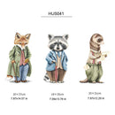 Axyaa Boho Fox Nursery Wall Decals - Kids Room Bedroom Art Sticker Decor