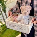 Axyaa Ins Folding Storage Rack Box | Portable Organizer for Desktop, Food, Toys & Stationery