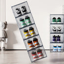 Axyaa Foldable Shoe Box with Lid Stackable Organizer for Home - Moisture-Proof & Dust-Proof