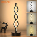 Axyaa LED Spiral Table Lamp Desk Light for Home Living Room Decor