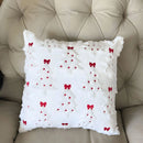Axyaa Christmas Theme Embroidered Pillow Cover 45x45cm - Home Sofa Decoration