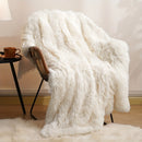 Axyaa Plush Faux Fur Blanket Double-Sided Cozy Warmth for Winter Bedding