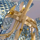 Modern Blue Glass LED Designer Pendant Lamps by Axyaa for Hallway, Bar, Bedroom Chandelier