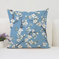 Axyaa Japanese Cherry Blossom Pillowcase 40x40 Covers for Bed and Living Room