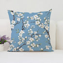Axyaa Japanese Cherry Blossom Pillowcase 40x40 Covers for Bed and Living Room