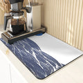 Axyaa Diatomite Kitchen Mat with Fujiyama Print
