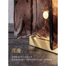 Axyaa Modern Art Glass Table Lamp - All Copper, Energy Efficient