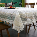 Luxury Lace Patchwork Tablecloth by Axyaa for Dining & Kitchen Decor