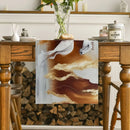 Axyaa Horse Flower Table Runner: Elegant Dining Decor for Holiday Parties