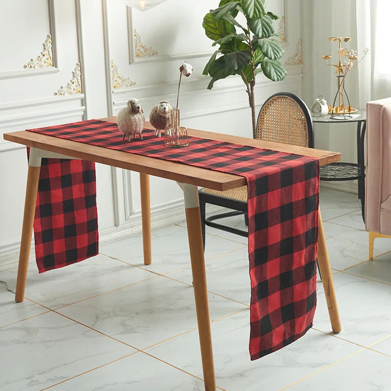 Axyaa Christmas Dinner Table Flag for Festive Decor