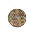 Axyaa Bamboo Ethnic Coaster Pot Pad Placemat Insulation Pad Wall Decoration