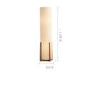 Axyaa Zen Floor Lamp fabric shade minimalist light for Living Room Bedroom Sofa