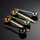 Axyaa Stainless Steel Coffee Food Tea Measuring Spoon Baking Tools 10-15ML Solid Color