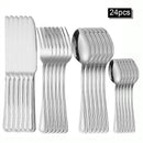 Axyaa Stainless Steel Tableware Set - Knife, Fork, Spoon & Steak Set