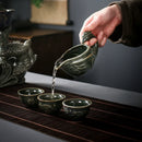 Axya Dragon Kung Fu Tea Set - Bone Teapot & Tea Cup Set