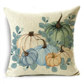 Big Blue Pumpkin Bike White Pillowcase Set for Home Decor - Axyaa