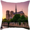 Axyaa French Landscape Pillowcase: Custom European-style Cushion Cover for Home Decor