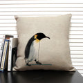 Animal Penguin Cushion Cover 45x45, Axyaa Brand - Cute & Funny Decorative Pillowcase