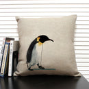 Animal Penguin Cushion Cover 45x45, Axyaa Brand - Cute & Funny Decorative Pillowcase