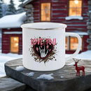Axyaa Love Enamel Mug Set - Romantic Couples Coffee Cups