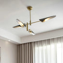 Axyaa Modern Iron Ceiling Hanging Lamps LED Chandelier for Home Decor