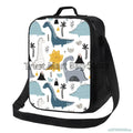 Axyaa Dino Insulated Lunch Bag - Portable Thermal Bento Tote for Kids, Boys, Girls