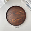 Axyaa Nordic Wooden Serving Tray - Coffee Breakfast Decorative Organizer
