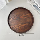 Axyaa Nordic Wooden Serving Tray - Coffee Breakfast Decorative Organizer