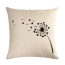 Axyaa Linen Pillowcase: Soft Printed Cover for Sofa, Car, or Home Décor
