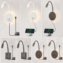 Axyaa Adjustable Angle Wall Light with USB Charging Port - Bedroom & Corridor Decor